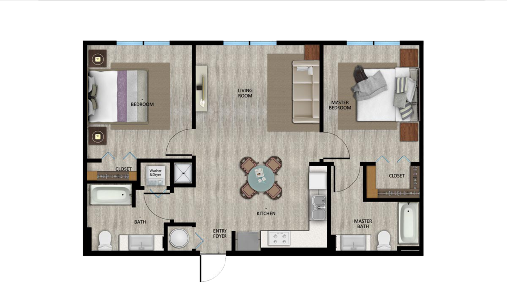 2 Bedroom