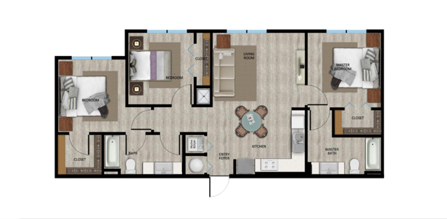 3 Bedroom